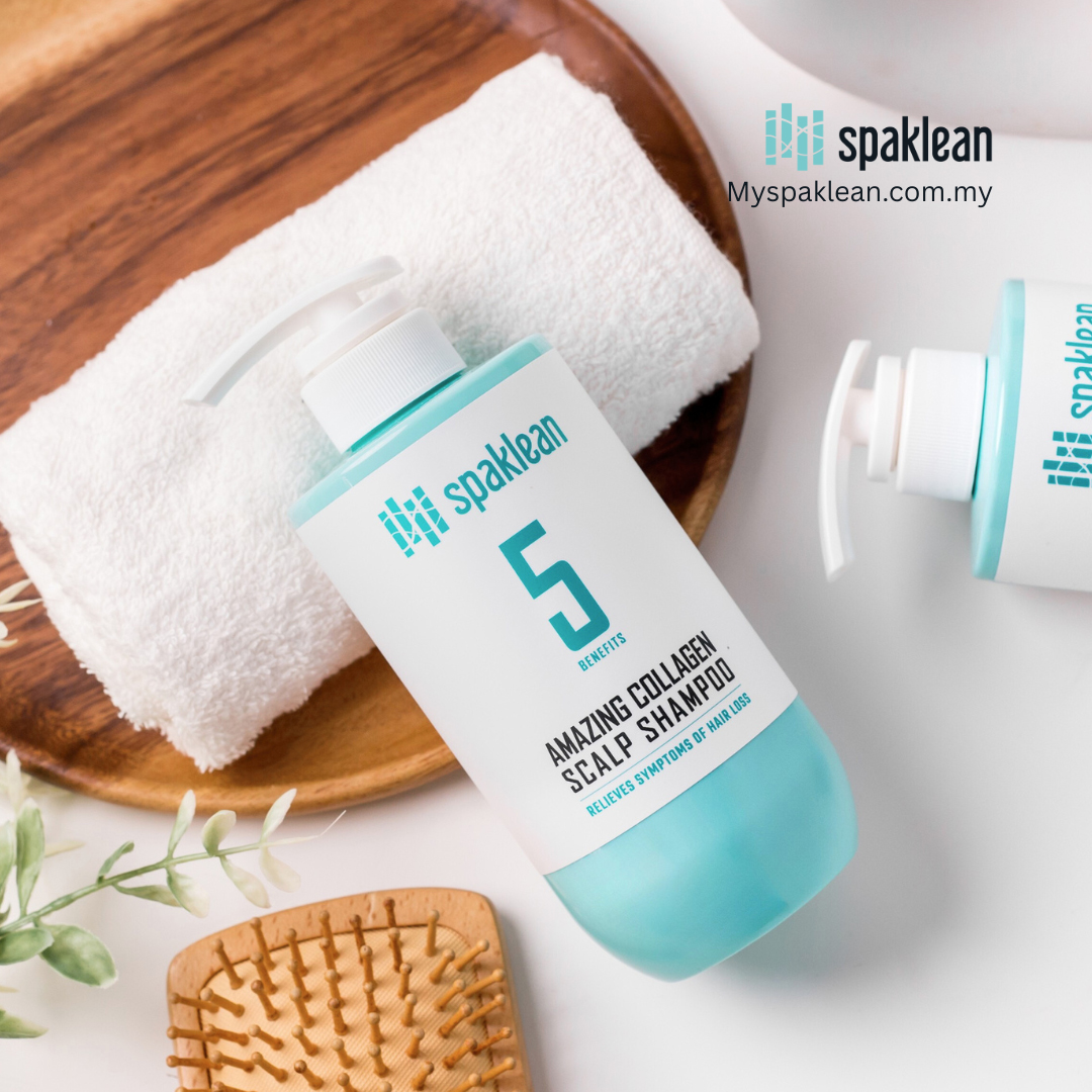 Korea _ Spaklean Amazing Collagen Scalp Shampoo _ hair loss dandruff itchy scalp oily scalp _ recommended