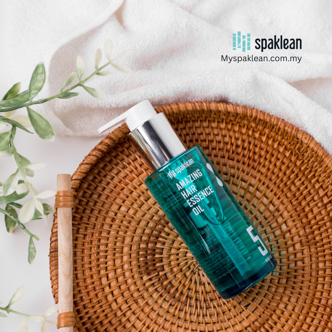 Korea _ Spaklean Amazing Hair Essence Oil _ frizz hair, damaged hair, dry hair _ recommended
